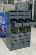 New 30 - Drawer Steel Parts & Bolts Cabinet – Heavy Duty Storage Bin | SKU: L310A - with | Sold by Uncle Wiener's Wholesale