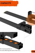 30 inch clamp-on pallet forks attached to tractor loader
Heavy-duty pallet forks on skid steer bucket
Side view of clamp-on pallet fork set
1500 lb tractor bucket fork with chain holes
Easy install clamp pallet forks for hauling hay and logs
