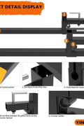 30 inch clamp-on pallet forks attached to tractor loader
Heavy-duty pallet forks on skid steer bucket
Side view of clamp-on pallet fork set
1500 lb tractor bucket fork with chain holes
Easy install clamp pallet forks for hauling hay and logs
