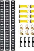 New 30 - Piece 8 Ft E - Track Tie Down Rail Kit – Heavy Duty Cargo Securement System 523654 - with | Sold by Uncle Wiener's Wholesale