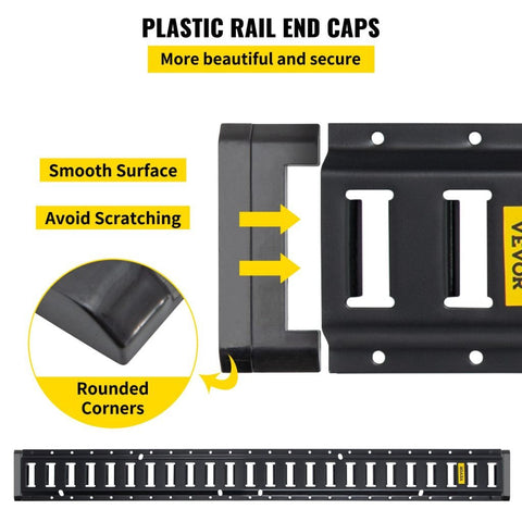 New 30 - Piece 8 Ft E - Track Tie Down Rail Kit – Heavy Duty Cargo Securement System 523654 - with | Sold by Uncle Wiener's Wholesale