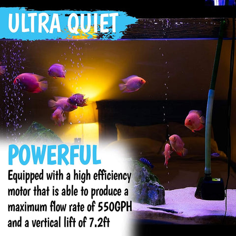 30W Submersible Water Pump with 3 Nozzles – Front View
Model S1253 – Compact and Quiet Water Pump Design
Water Pump in Hydroponic System Setup – S1253
Aquarium Water Pump Flow Test – Model S1253
All Included Accessories – S1253 Submersible Pump