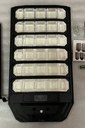 XL800 3000W LED solar street and yard light with remote control
Outdoor solar-powered LED security light for parking lots and driveways
Solar street light with adjustable bracket and motion sensor