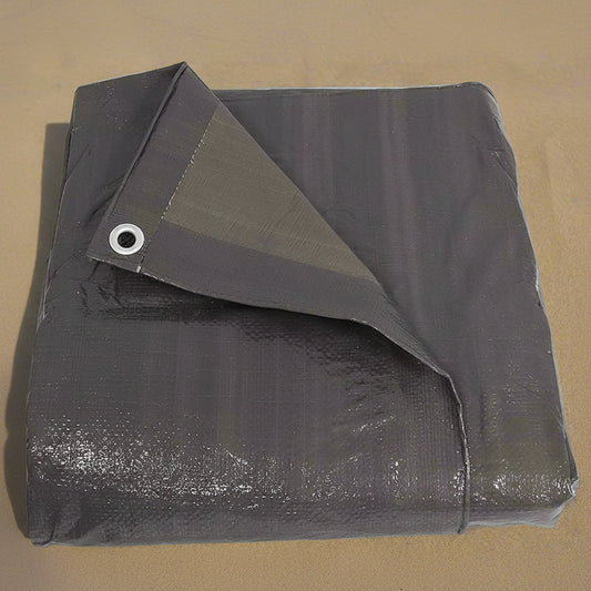 Heavy Duty 10 Mil Silver Tarp folded – Model TA30505
30x50 ft waterproof silver tarp in use as outdoor cover