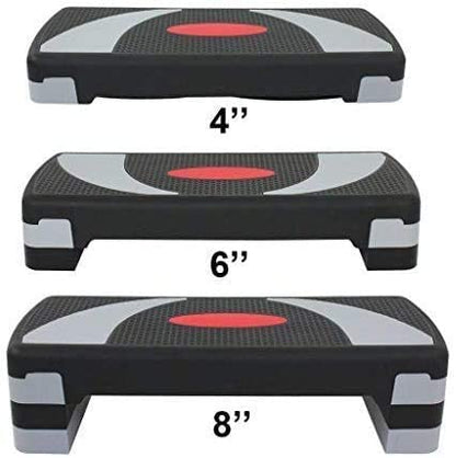 New 31″ Adjustable Workout Aerobic Exercise Stepper – S3056 - with | Sold by Uncle Wiener's Wholesale