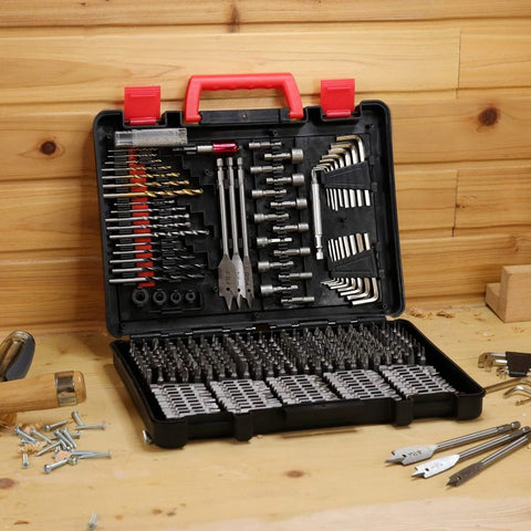 New 318 - Piece Screwdriver & Drill Bit Set – Comprehensive Heavy - Duty Tool Kit for DIY & Professionals 1033291 - with | Sold by Uncle Wiener's Wholesale