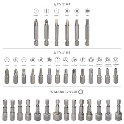 New 318 - Piece Screwdriver & Drill Bit Set – Comprehensive Heavy - Duty Tool Kit for DIY & Professionals 1033291 - with | Sold by Uncle Wiener's Wholesale