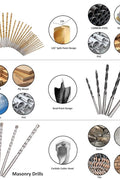 New 318 - Piece Screwdriver & Drill Bit Set – Comprehensive Heavy - Duty Tool Kit for DIY & Professionals 1033291 - with | Sold by Uncle Wiener's Wholesale