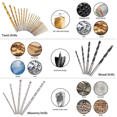 New 318 - Piece Screwdriver & Drill Bit Set – Comprehensive Heavy - Duty Tool Kit for DIY & Professionals 1033291 - with | Sold by Uncle Wiener's Wholesale