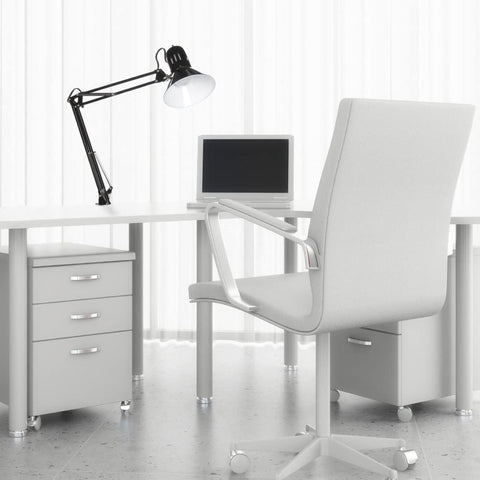 New 32 - Inch Electric Desk Lamp with Metal Swing Arm – Black (Model 56963) - with | Sold by Uncle Wiener's Wholesale