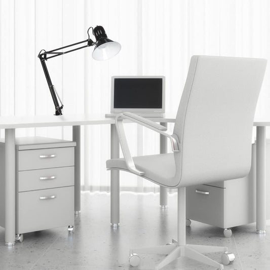 New 32 - Inch Electric Desk Lamp with Metal Swing Arm – Black (Model 56963) - with | Sold by Uncle Wiener's Wholesale