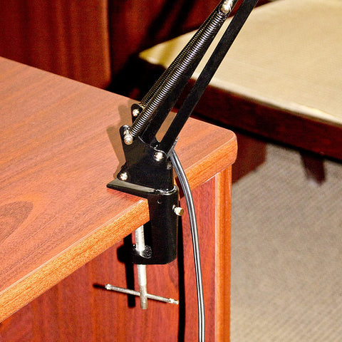 New 32 - Inch Electric Desk Lamp with Metal Swing Arm – Black (Model 56963) - with | Sold by Uncle Wiener's Wholesale