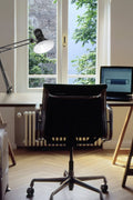 New 32 - Inch Electric Desk Lamp with Metal Swing Arm – Black (Model 56963) - with | Sold by Uncle Wiener's Wholesale