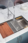 NEW 32" Single Bowl Drop - In Stainless Steel Sink 3219LD - with | Sold by Uncle Wiener's Wholesale