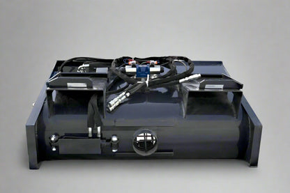 "Heavy-Duty Skid Steer Concrete Mixer – 32 SQFT Hydraulic Bucket"

Angle View: "32 SQFT Concrete Mixer Bucket with 18HP Hydraulic Priming Pump"

In Use: "Skid Steer Mixer Attachment Pouring Cement at Construction Site"

Steel Interior View: "Reinforced Steel Construction Mixer Bucket Interior"