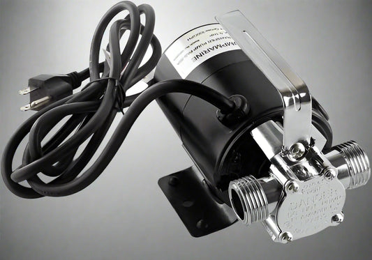 330 GPH Electric Water Transfer Pump with Hose Kit – Front View

Portable Utility Water Pump – 110V AC Powered

Complete Transfer Pump Kit with Accessories – Top View

Metal and Plastic 330 GPH Utility Pump in Action