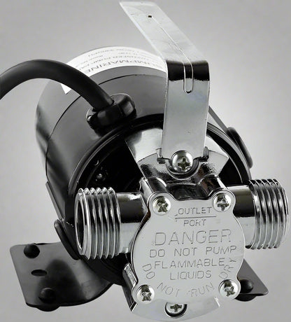 330 GPH Electric Water Transfer Pump with Hose Kit – Front View

Portable Utility Water Pump – 110V AC Powered

Complete Transfer Pump Kit with Accessories – Top View

Metal and Plastic 330 GPH Utility Pump in Action