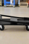 330 lbs Foldable Push Cart Dolly – Heavy-Duty Platform Hand Truck with Swivel Wheels
