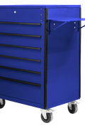 New 34" 6 - Drawer Rolling Tool Bench & Service Cart – Heavy - Duty Steel, Power Strip, Locking Drawers - with Dark Blue TB3420DB | Sold by Uncle Wiener's Wholesale