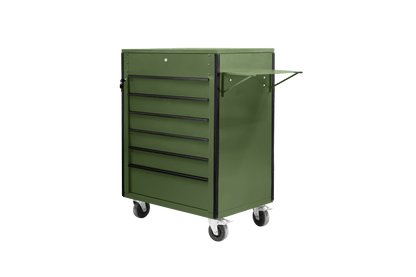 New 34" 6 - Drawer Rolling Tool Bench & Service Cart – Heavy - Duty Steel, Power Strip, Locking Drawers - with Dark Blue TB3420DB | Sold by Uncle Wiener's Wholesale