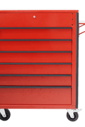New 34" 6 - Drawer Rolling Tool Bench & Service Cart – Heavy - Duty Steel, Power Strip, Locking Drawers - with Orange TB3420 | Sold by Uncle Wiener's Wholesale