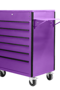 New 34" 6 - Drawer Rolling Tool Bench & Service Cart – Heavy - Duty Steel, Power Strip, Locking Drawers - with Purple TB3420P | Sold by Uncle Wiener's Wholesale