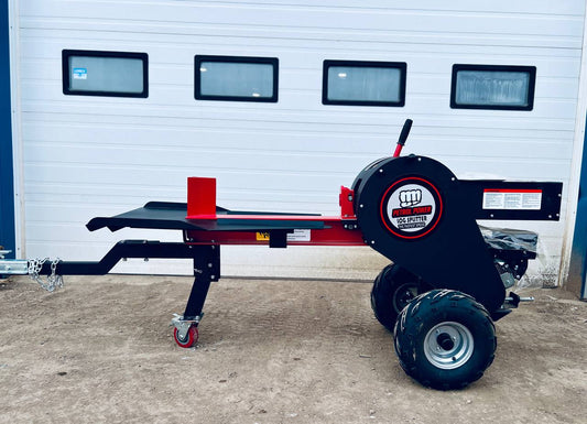 34 TON KINETIC LOG SPLITTER WITH 6.5 HP KOHLER ENGINE - Yard Machines with | Sold by Uncle Wiener's Wholesale