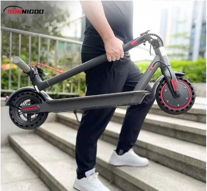 New 350W Electric Scooter – 30KM Range, LCD Display, App Control, Foldable Design, 30kmh 3848581 - with | Sold by Uncle Wiener's Wholesale