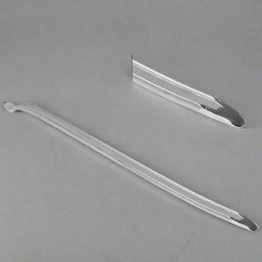 24 inch forged steel tire crow bar with spoon and hook ends
Heavy-duty chrome-plated tire iron pry tool
36-inch tire iron for truck, SUV, and trailer repair