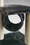 36-inch gray cat tower with scratching posts and tunnel

Multi-level cat condo with sisal posts and perches

Compact cat tree for small spaces and indoor cats