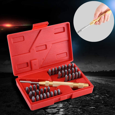 New 36 Pcs Letter Number Stamping Tool Set Metal Punch 615LNS - with | Sold by Uncle Wiener's Wholesale
