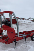 New 36" Portable Sawmill with 27HP Engine – Electric Start Wood Cutting Mill RS36G - with 36 IN Portable Sawmill 27 HP Electric Start | Sold by Uncle Wiener's Wholesale