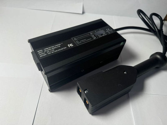 New 36V Golf Cart Battery Charger – Club Car 3 - Pin & EZGO TXT 2 - Pin Options – SKU2408302 / 2408303 - with ROUND 3 PIN CLUB CAR | Sold by Uncle Wiener's Wholesale