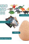 3D Dinosaur Fossil Dig Kit with egg and tools – Model 527431
STEM educational dinosaur excavation kit for kids
Toy fossil dig tools with hammer, brush, and chisel
Unboxed dinosaur excavation egg kit with included toys
Dinosaur fact cards and mystery dinosaur toys inside egg