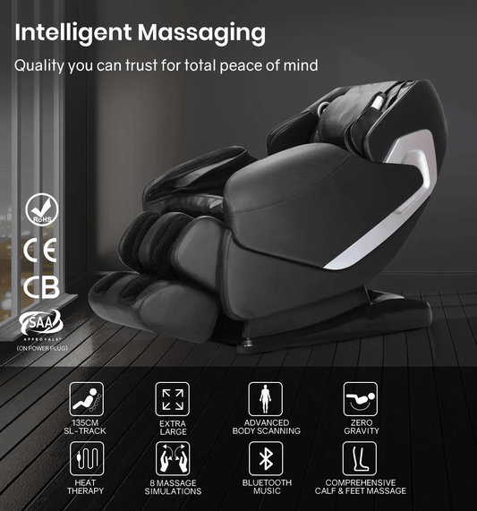 New 3D Full Body Massage Chair with Zero Gravity & Heat – Premium Relaxation Recliner AMMC23B - with | Sold by Uncle Wiener's Wholesale
