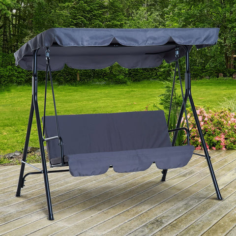 New 3‑Person Garden Swing Chair & Patio Hammock 3142020 - with | Sold by Uncle Wiener's Wholesale