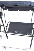 New 3‑Person Garden Swing Chair & Patio Hammock 3142020 - with | Sold by Uncle Wiener's Wholesale