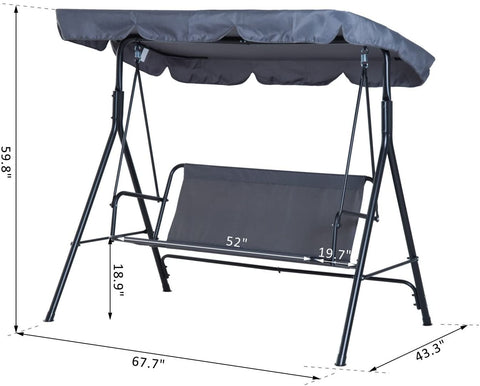 New 3‑Person Garden Swing Chair & Patio Hammock 3142020 - with | Sold by Uncle Wiener's Wholesale