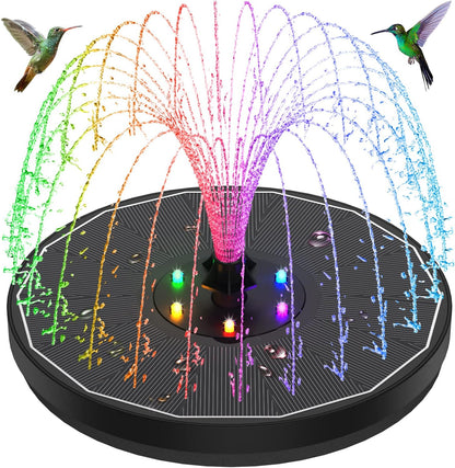 NEW 3W Solar RGB Fountain Floating LED Light 936471 – Night Garden Water Feature with 8 Spray Modes - with | Sold by Uncle Wiener's Wholesale