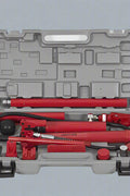 "Porta power hydraulic body repair jack kit with storage case"

"Hydraulic auto frame straightening kit with rams and extensions"

"10 ton red porta power jack system for car and truck frame repair"