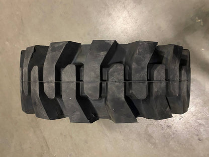 Solid R4 Flat-Free Skid Steer Tire with Pre-Mounted Rim

Close-Up of Heavy-Duty Tread Design on Skid Steer Tire

Flat-Free 12x16.5 R4 Tire for Construction Equipment

10x16.5 R4 Solid Skid Steer Tire with Bolt-On Rim

Skid Steer Tires Ready for Installation