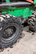 Solid R4 Flat-Free Skid Steer Tire with Pre-Mounted Rim

Close-Up of Heavy-Duty Tread Design on Skid Steer Tire

Flat-Free 12x16.5 R4 Tire for Construction Equipment

10x16.5 R4 Solid Skid Steer Tire with Bolt-On Rim

Skid Steer Tires Ready for Installation