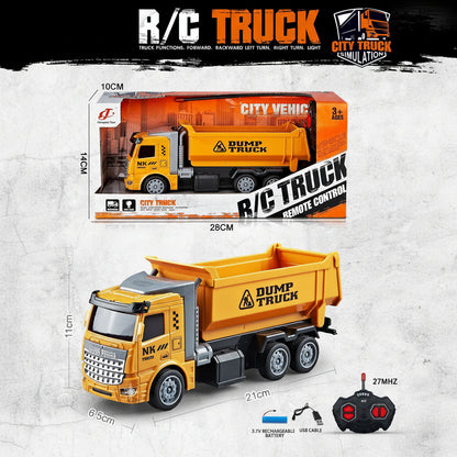 "4-Channel Remote Control Dump Truck Toy for Kids"

"Durable RC Fire Truck Toy with Rechargeable Battery"

"Realistic Remote Control Garbage Truck for Children"

"Set of 3 RC Construction Trucks – Dump, Fire, and Garbage"

"Rechargeable 4-Channel Remote Control Construction Vehicles"