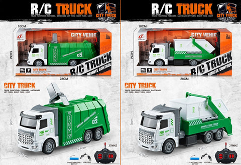 "4-Channel Remote Control Dump Truck Toy for Kids"

"Durable RC Fire Truck Toy with Rechargeable Battery"

"Realistic Remote Control Garbage Truck for Children"

"Set of 3 RC Construction Trucks – Dump, Fire, and Garbage"

"Rechargeable 4-Channel Remote Control Construction Vehicles"
