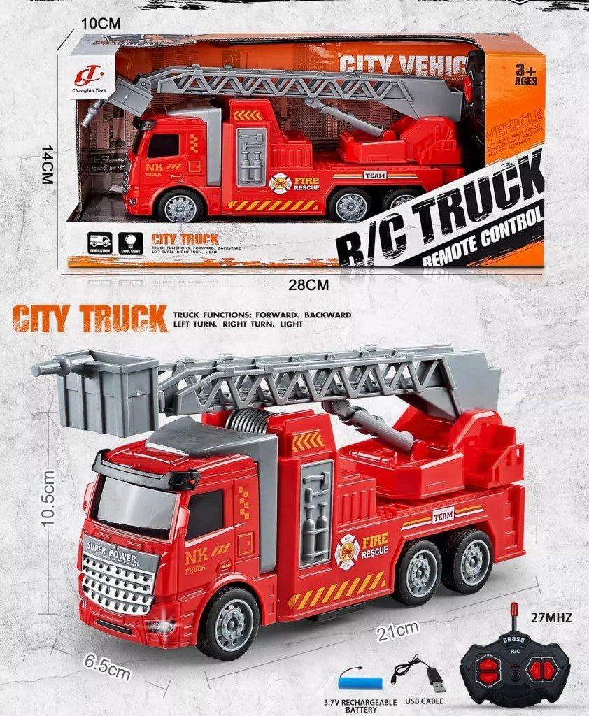 "4-Channel Remote Control Dump Truck Toy for Kids"

"Durable RC Fire Truck Toy with Rechargeable Battery"

"Realistic Remote Control Garbage Truck for Children"

"Set of 3 RC Construction Trucks – Dump, Fire, and Garbage"

"Rechargeable 4-Channel Remote Control Construction Vehicles"