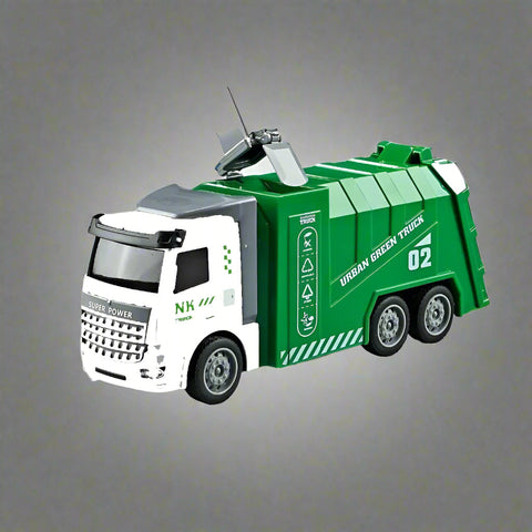 "4-Channel Remote Control Dump Truck Toy for Kids"

"Durable RC Fire Truck Toy with Rechargeable Battery"

"Realistic Remote Control Garbage Truck for Children"

"Set of 3 RC Construction Trucks – Dump, Fire, and Garbage"

"Rechargeable 4-Channel Remote Control Construction Vehicles"