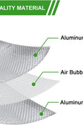 “4x25 ft aluminum bubble insulation roll”

“Reflective thermal barrier foil for walls and attics”

“Double-layer radiant heat insulation sheet”