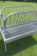 New 4 Ft Heavy - Duty Galvanized Steel Pasture Feeder for Goats, Sheep & Mini Horses (121339) - with | Sold by Uncle Wiener's Wholesale
