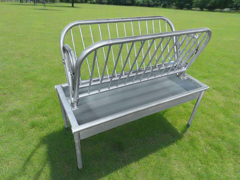 New 4 Ft Heavy - Duty Galvanized Steel Pasture Feeder for Goats, Sheep & Mini Horses (121339) - with | Sold by Uncle Wiener's Wholesale