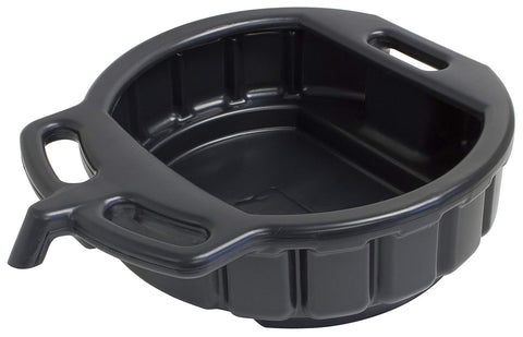 New 4 Gallon Oil Drain Pan with Easy Grip Handles – Durable, No - Spill Design for Quick Oil Changes ODP - with | Sold by Uncle Wiener's Wholesale